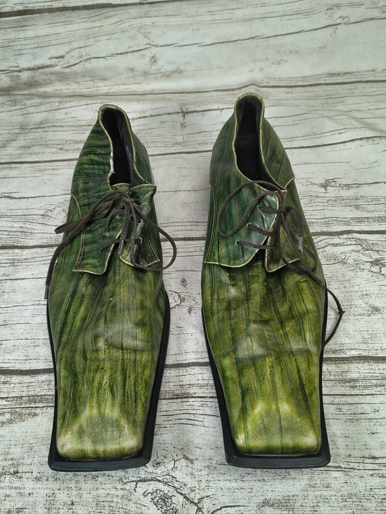 Jack Daniels Other - Jack Daniel Green Square Toe Oxford Lace Up Shoes Men Size 45